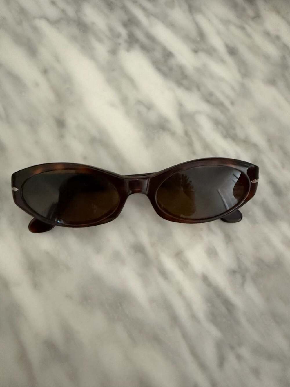 Persol 2691-S Tortoise Brown Polarized Sleek Tortoise Oval Sunglasses